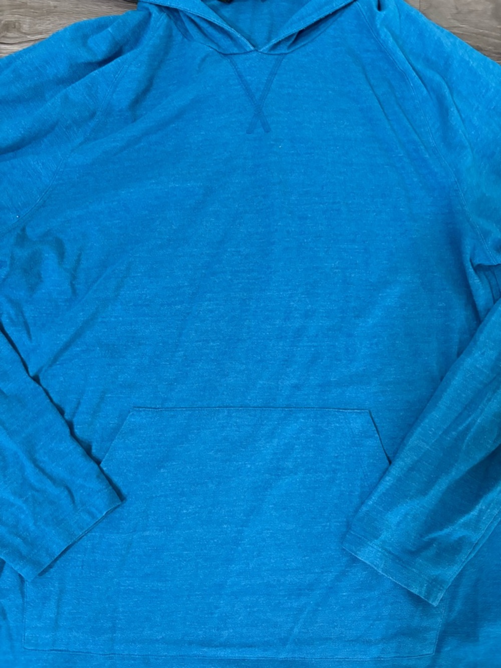 The North Face  Men's Blue Hooded Long-Sleeve Shirt - Picture 2 of 8
